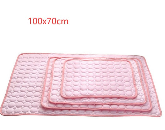 Pet Cooling Pad – Ice Silk Breathable Mat for Dogs & Cats | Summer Cooling Bed