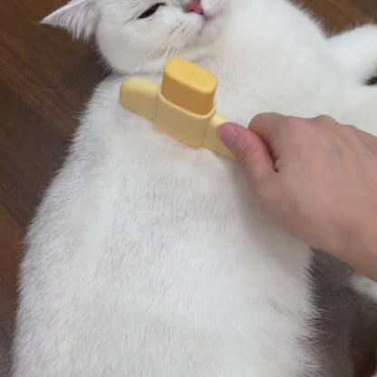 Professional Self-Cleaning Pet Comb for Dogs & Cats – Flea & Shedding Grooming Tool